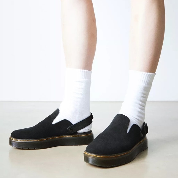 Dr. Martens Black Suede Clogs - Picture 8 of 8